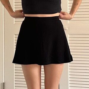 Twik Classic Black A-Line Skirt